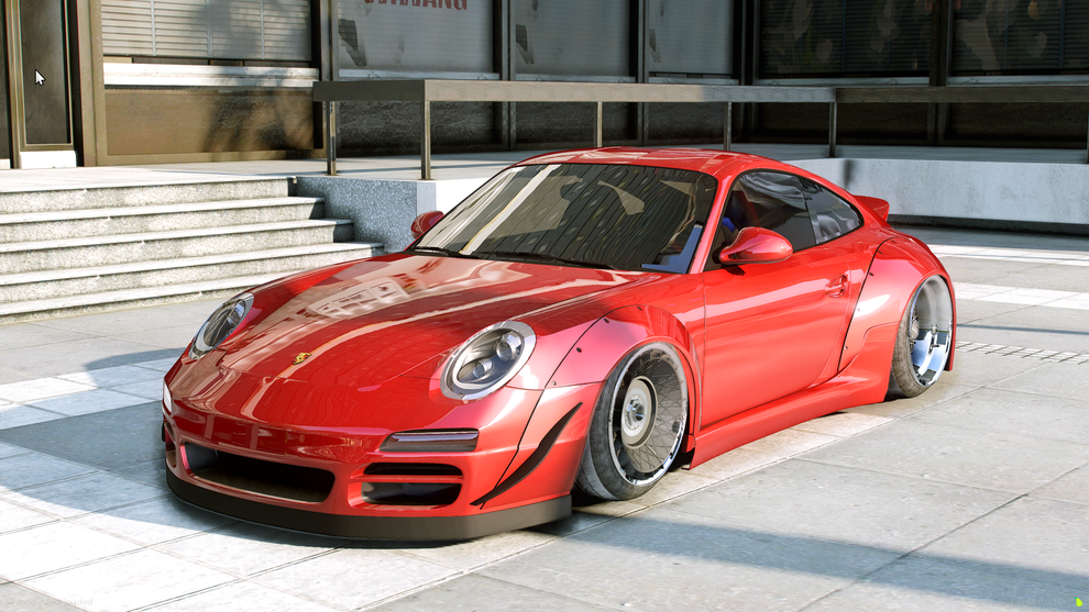 Custom Porsche 997 RWB – The Garage