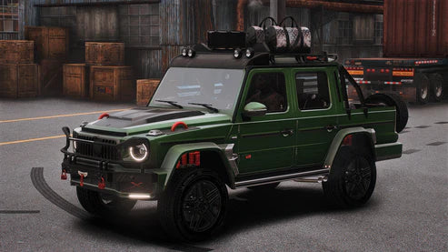 2020 Custom Mercedes-Benz Brabus G800 Adventure XLP Mafia Money & Gun