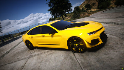 Custom 4 door Chevrolet Camaro ZL1 Concept On Forgiatos