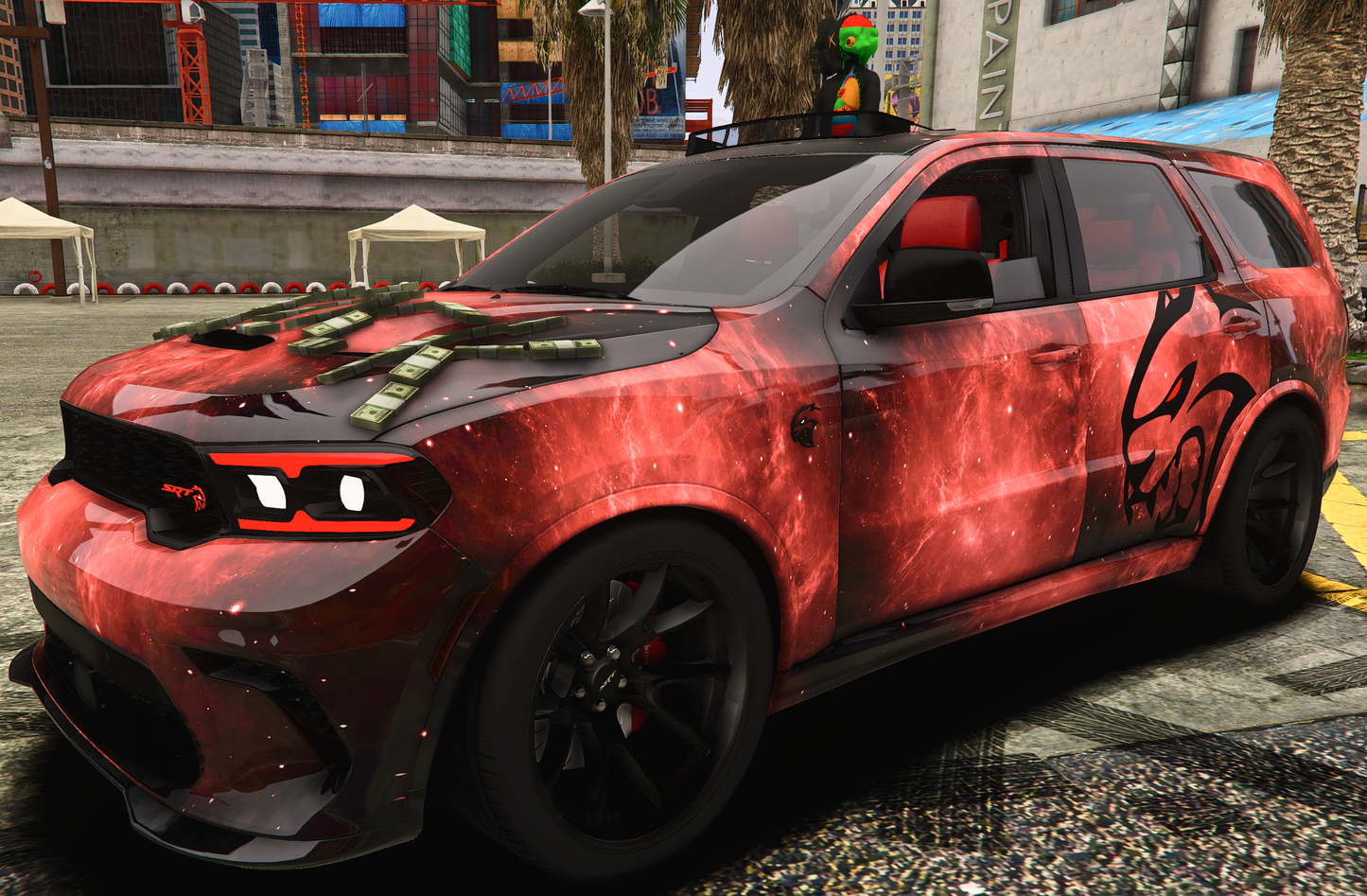 Custom Tuned Dodge Durango SRT Hellcat (With Props)