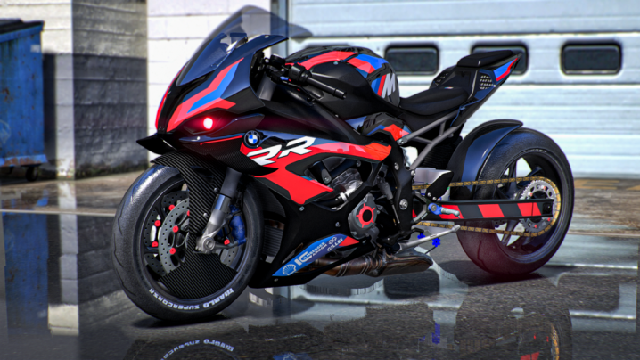 BMW M1000RR Stretched Demon Style