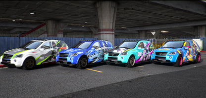 Mercedes-Benz ML63 4x4 (4 Liveries)