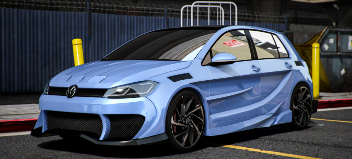 Volkswagen Golf R Abflug