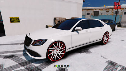 Custom Mercedes Maybach S650 on Forgiatos