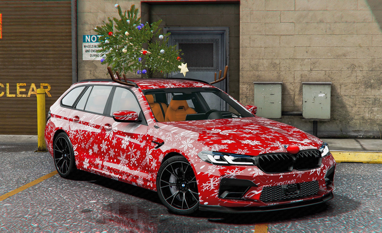 BMW M5 Touring 2022 Christmas Edition