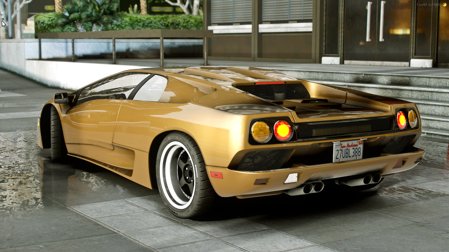 (Debadged) Lamborghini Diablo SV