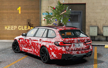 BMW M5 Touring 2022 Christmas Edition