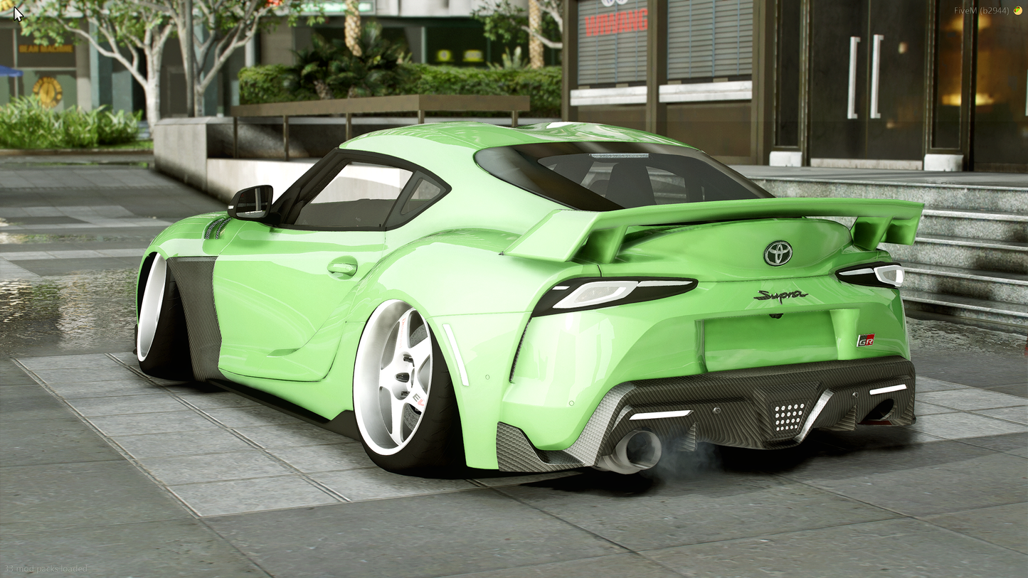 Slammed Toyota GR Supra MK5 FLUXTER