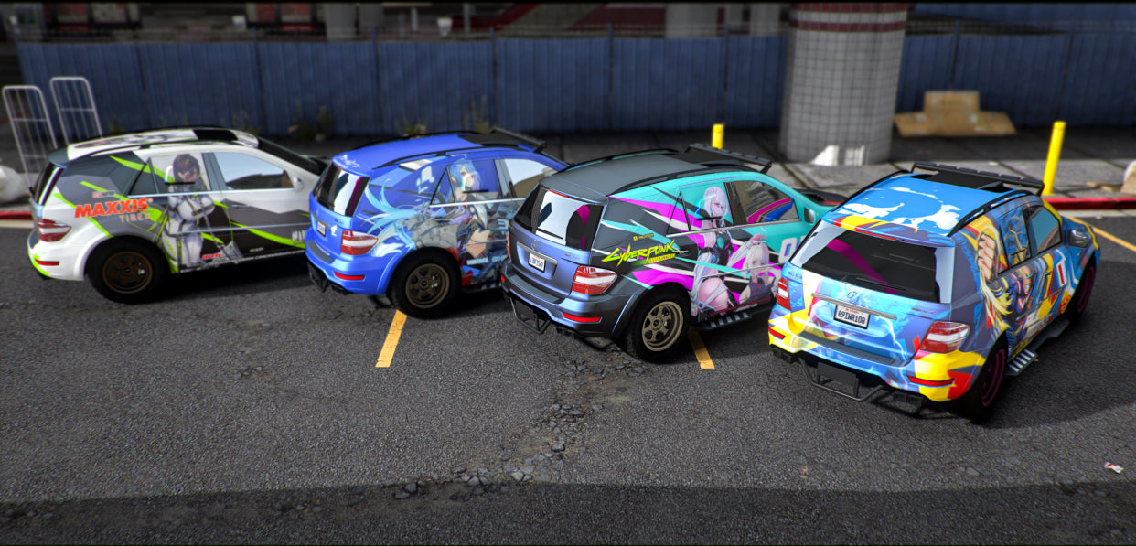 Mercedes-Benz ML63 4x4 (4 Liveries)