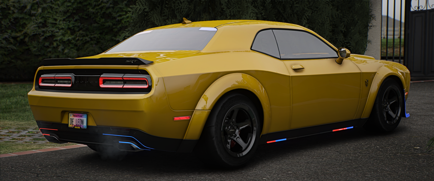 Dodge Challenger SRT Police Modern Lights