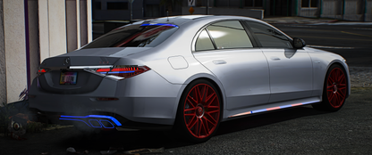 (Badged/Debadged) 2023 Mercedes S63 AMG E Performance Police Modern Lights