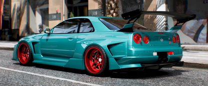 Nissan R34 Hugo Silvia