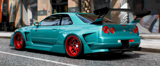 Nissan R34 Hugo Silvia