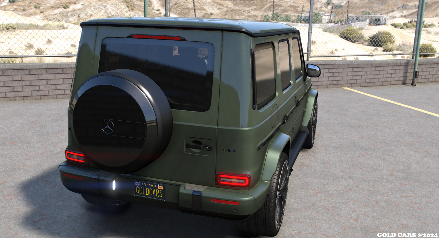 (Badged/Debadged) Mercedes G63 2025 (Animated Roof)