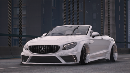 Mercedes S63 Cabrio Custom [Animated Roof]
