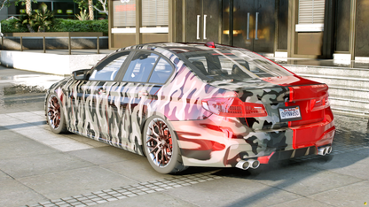 (Debadged) 2018 BMW M5 Custom Mixed Color Livery