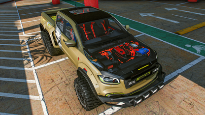 Mercedes Benz x Class MS-13 Gang Edition