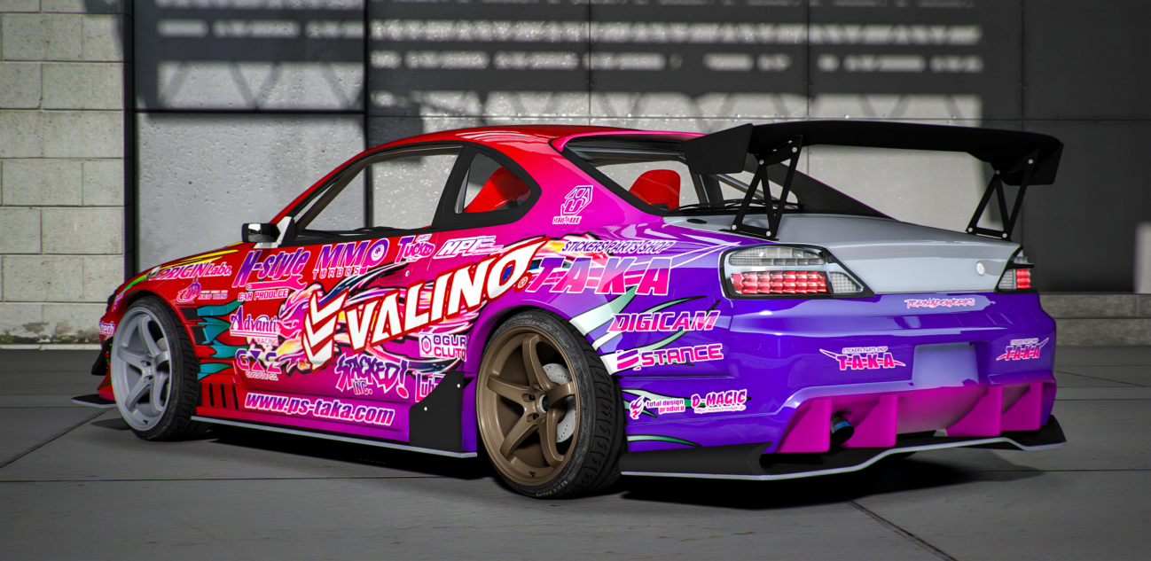 Nissan Silvia S15 Naoki (Tuning + 3 Liveries)