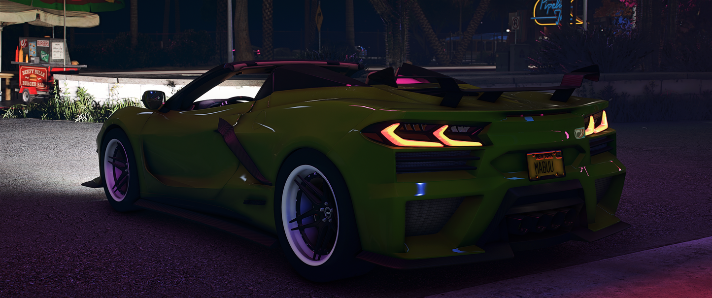2025 Chevy Corvette C8 Z06 Custom [Animated Roof]