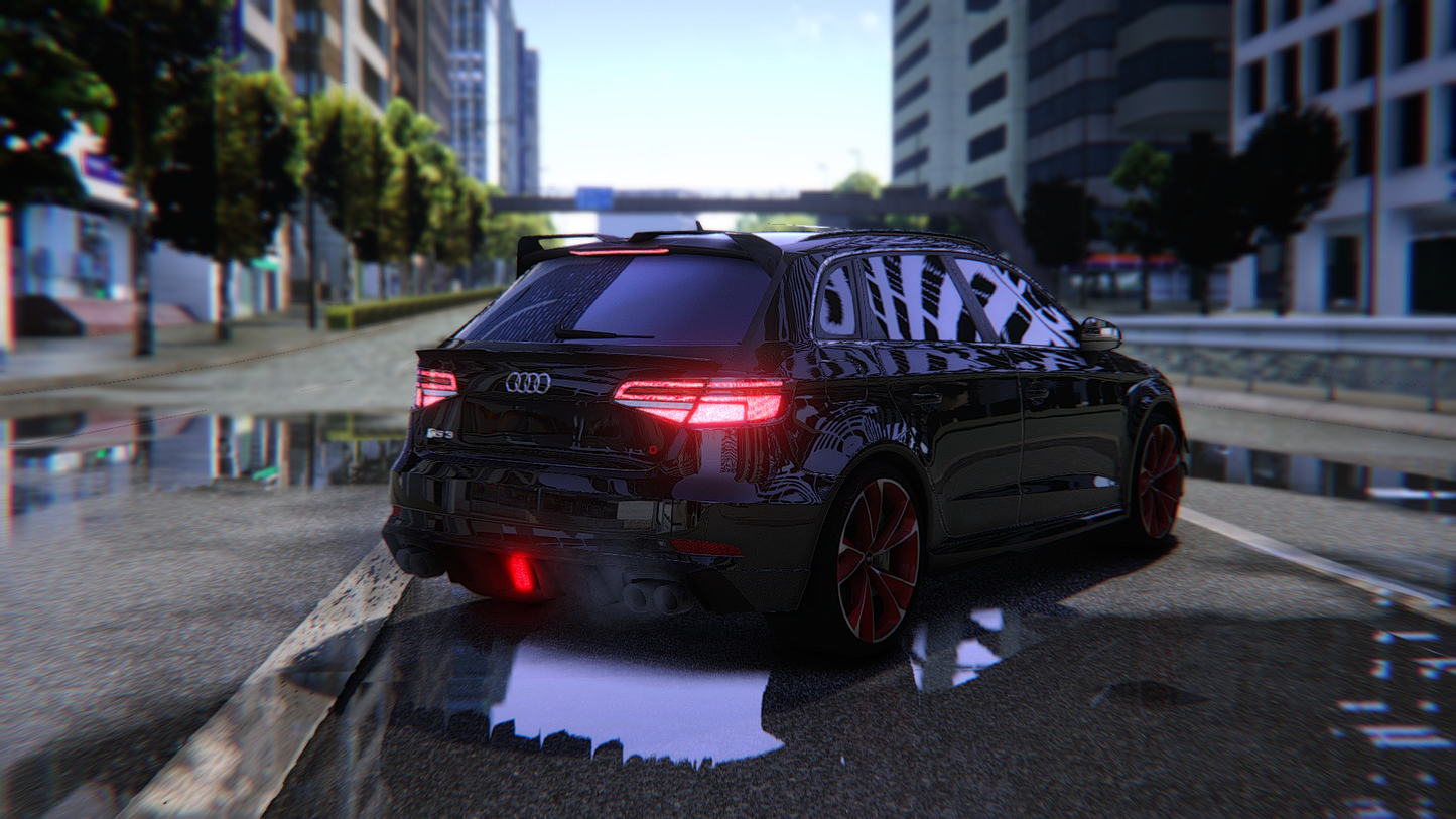 Audi RS3 Hatchback Revo (Animation Roof)