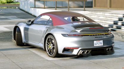 Porsche 911 Turbo S Cabriolet (Removable Roof)