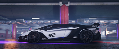 Lamborghini Aventador Ultimae LBWK Silhouette