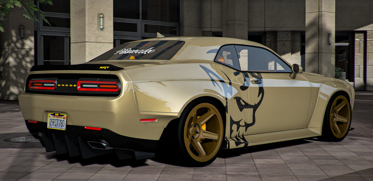 Dodge Challenger SRT Widebody Pancake Edition