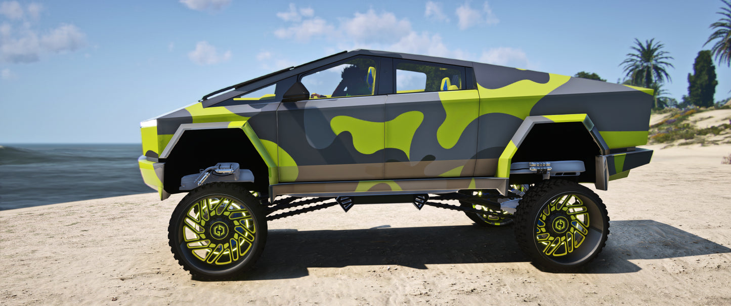 (Debadged) Tesla Cyber Track Sema