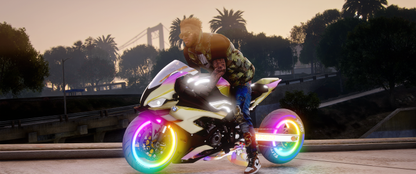 BMW M1000RR Twin Turbo Drag Rainbow Custom