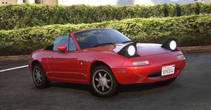 Mazda MX-5 Miata NA 1990 (Tuning + Animated Roof + Liveries)