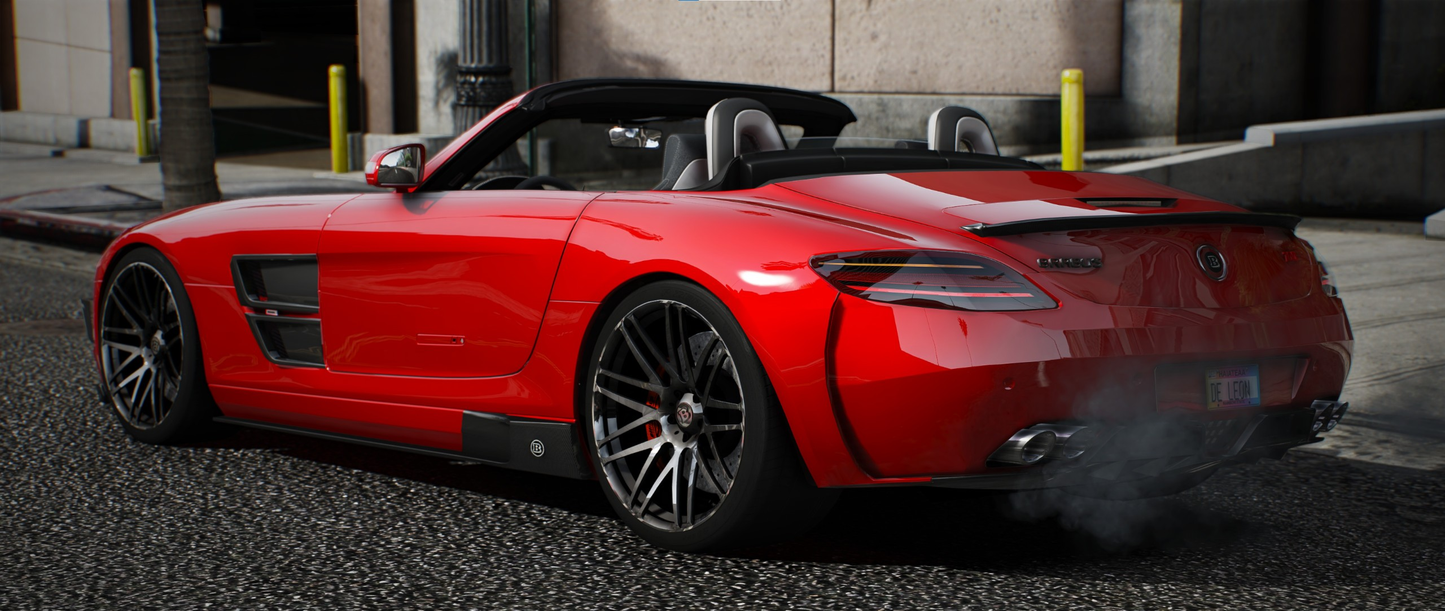 Mercedes Benz Brabus SLS 700 Roadster [Animated Roof]