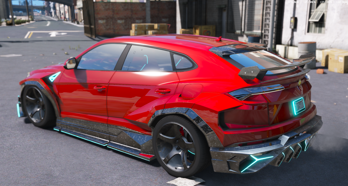 Lamborghini Urus Animated Lights | Cent