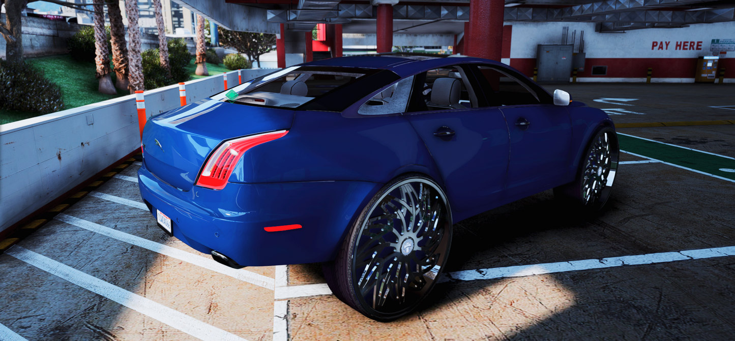 Custom Tuned 2015 Jaguar XJ On 32 Inch Dub II Wheels