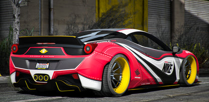 Ferrari 458 Air Jordan 1 [60+ Tuning Parts] [Dinamic Lights]
