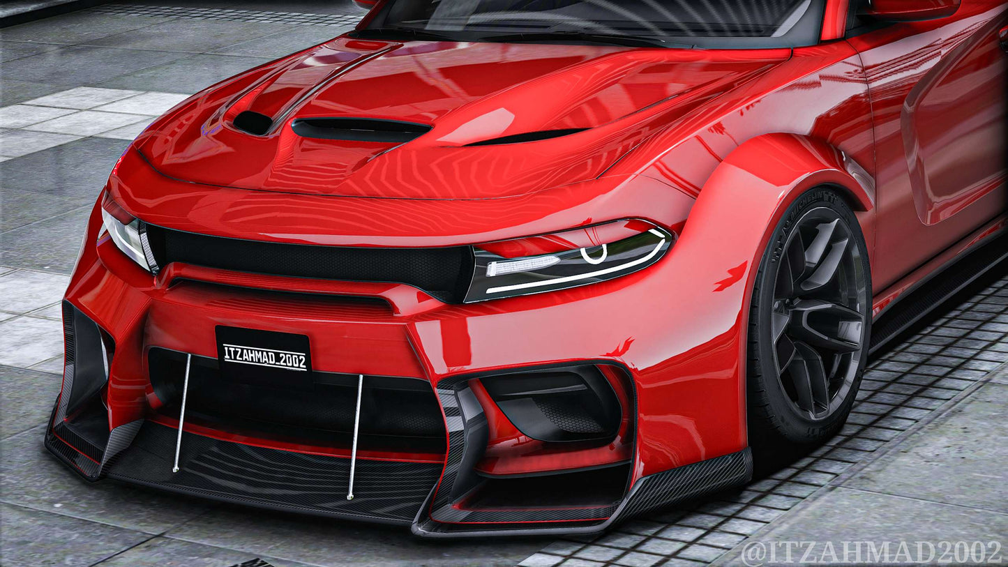(Debadged) Dodge HellCat Srt LBWK – The Garage