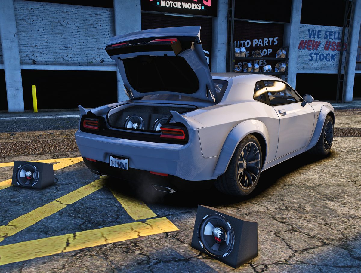 Custom Tuned Slideshow Dodge Challenger SRT Hellcat Widebody With Prop ...