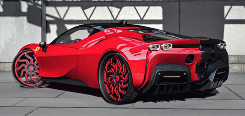 Ferrari SF90 on Rucci Donk