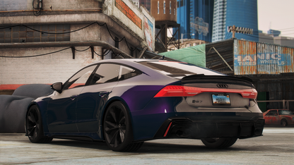 Audi RS7 5 Seater (Animation Window)