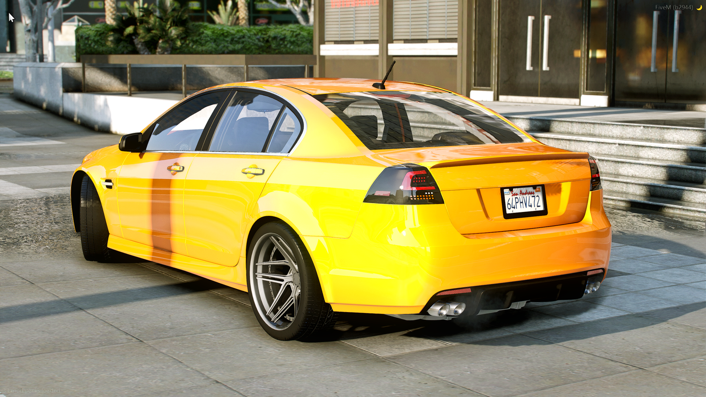 (Debadged) 2008 Pontiac G8 GXP (Animated Sunroof)