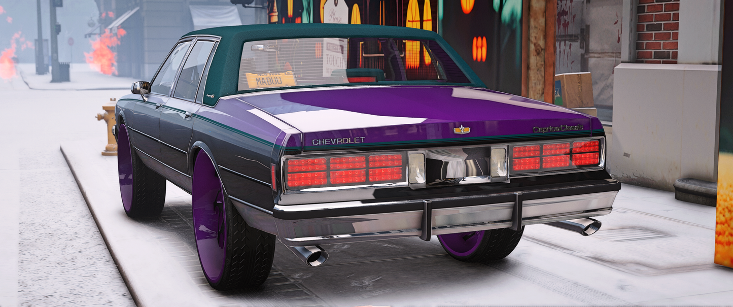 Chevy Caprice Classic 1987 on Forgiato