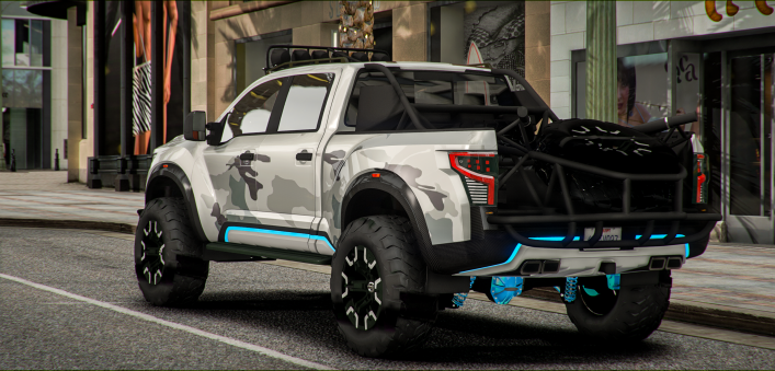 Heavy Duty Off-Road Nissan Titan 4x4 (8 Seater)