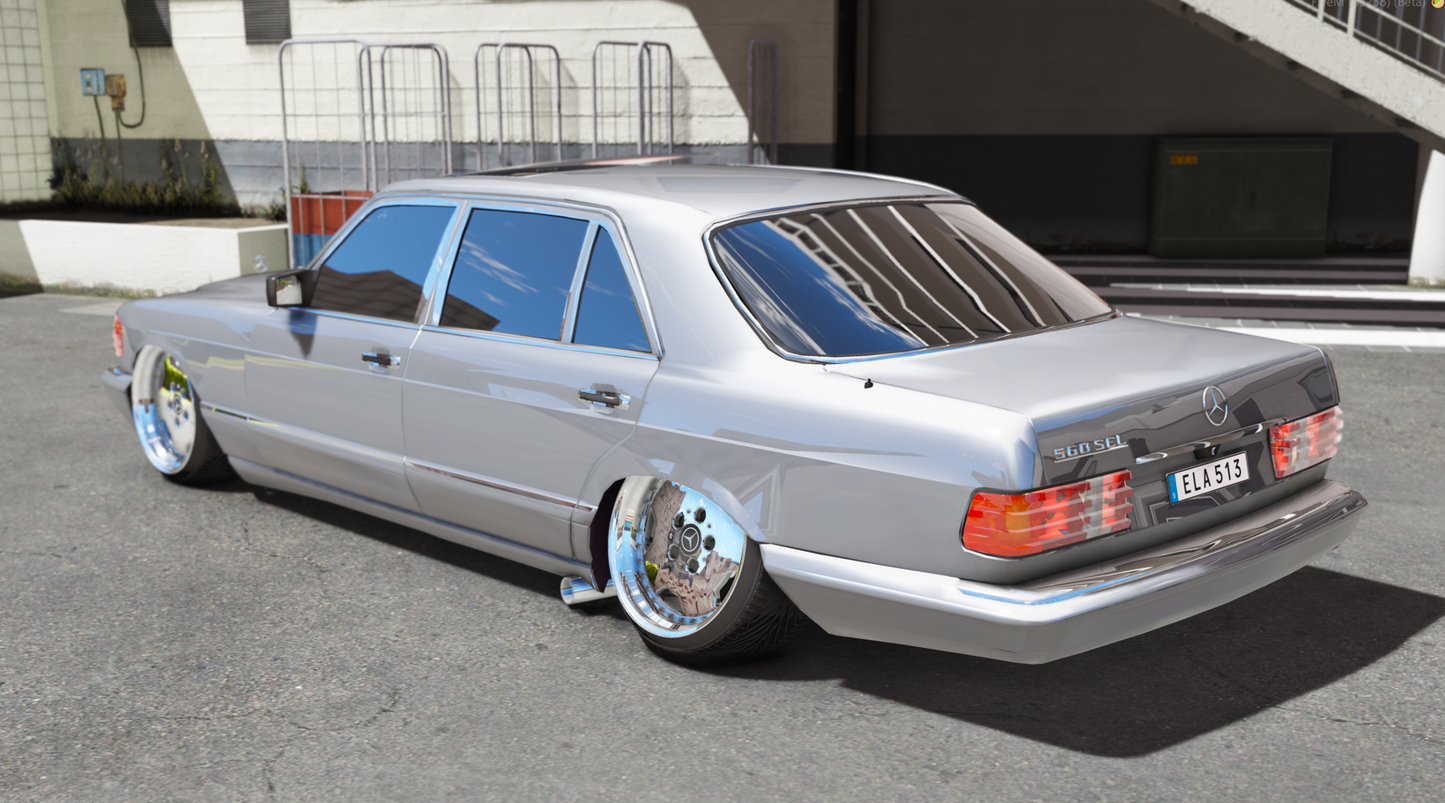 Mercedes W126 Airift | Cent