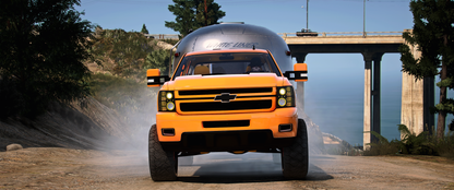 Chevy Silverado 2011 with House Trailer