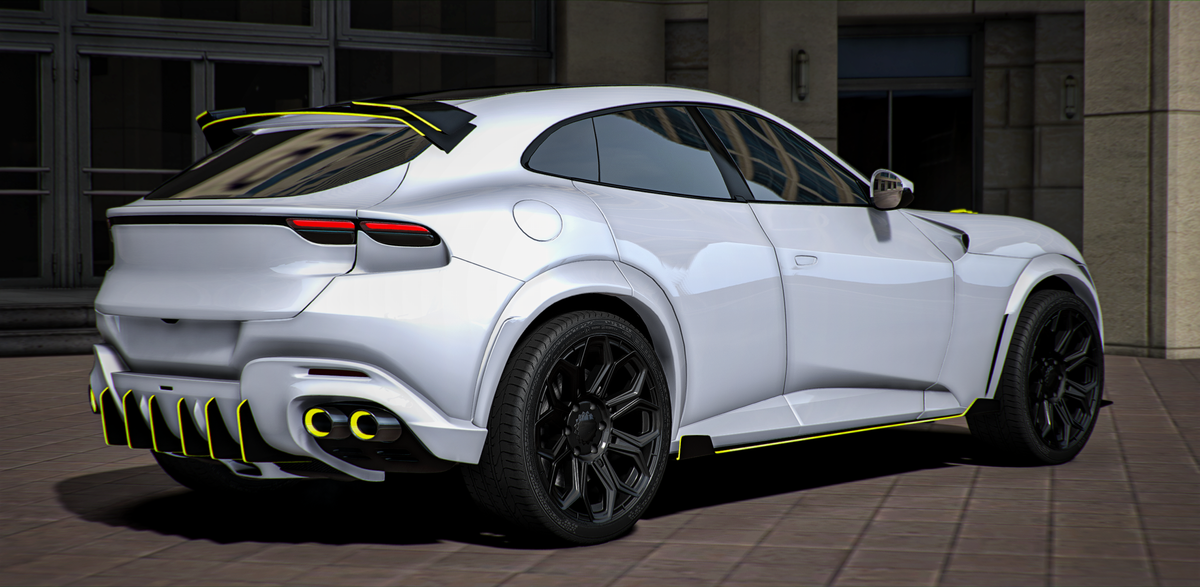 Debadged Rho (Debadged) Ferrari Purosangue RK Kit – The Garage