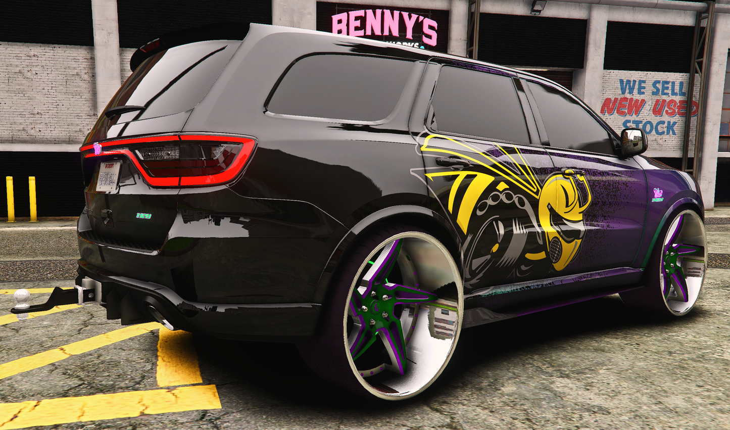 Custom 1320 Scatpack Dodge Durango SRT Hellcat On Forgiatos [Glowing Disc Brakes]