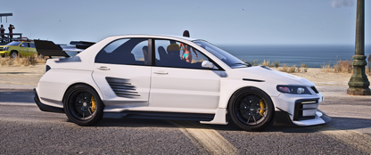(Debadged) Mitsubishi Evo Lution Sunrise