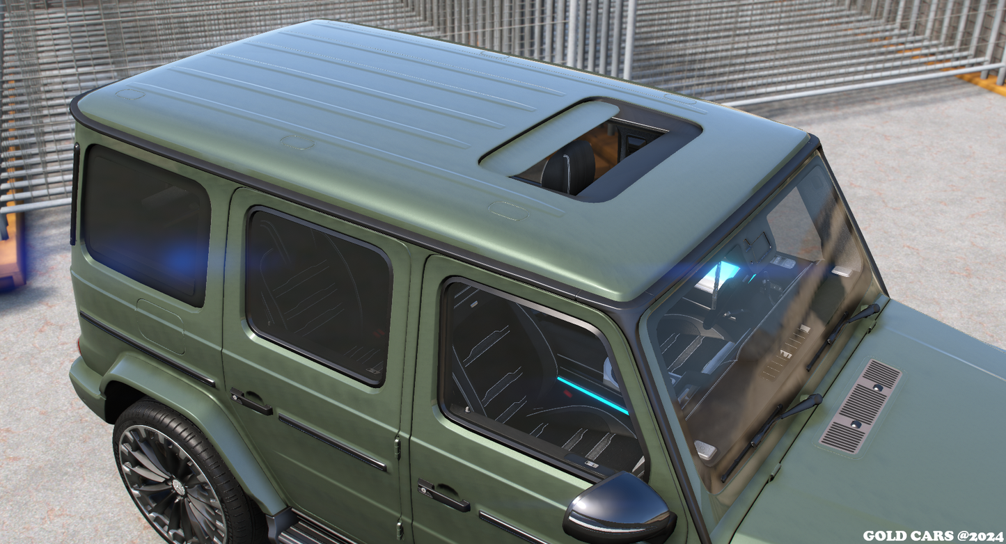 (Badged/Debadged) Mercedes G63 2025 (Animated Roof)