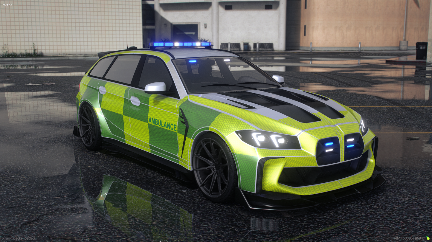 (Lore Friendly) Ubermacht Rhinehart X PD/Ambulance