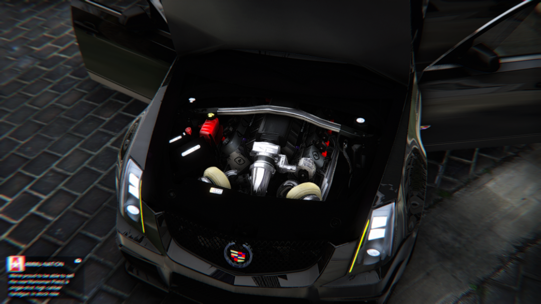 Cadillac CTS-V Customs (Animation Window and Roof)
