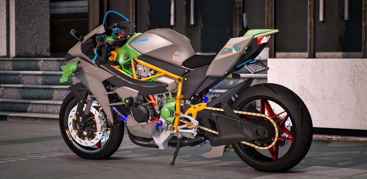 Kawasaki Ninja H2 Custom – The Garage